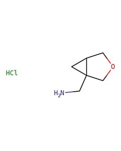 Astatech 3-OXABICYCLO[3.1.0]HEXAN-1-YLMETHANAMINE,HYDROCHLORIDE; 1G; Purity 95%; MDL-MFCD31925862